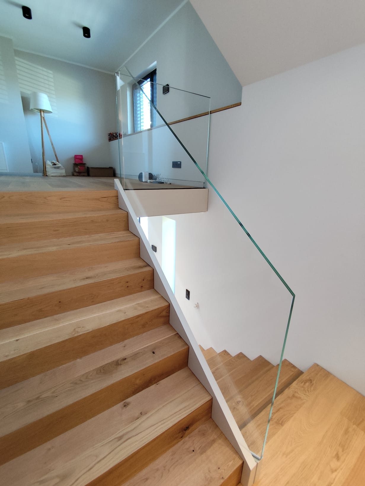 Treppengeländer aus Glas mit Punkthalterung – Glaswerk Hamburg